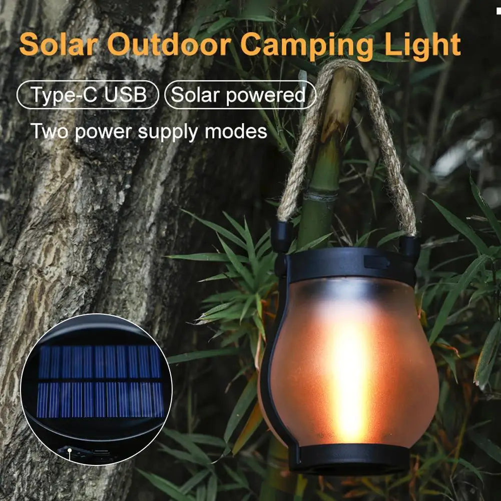 Nextora™ Solar Flame Lantern – Waterproof Outdoor Garden & Patio Light