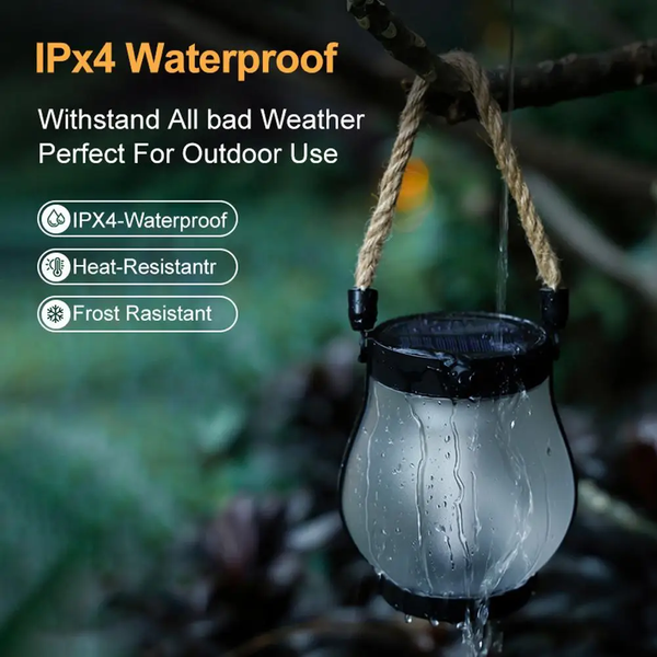 Nextora™ Solar Flame Lantern – Waterproof Outdoor Garden & Patio Light