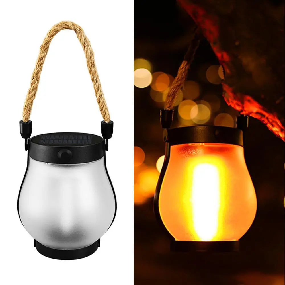 Nextora™ Solar Flame Lantern – Waterproof Outdoor Garden & Patio Light