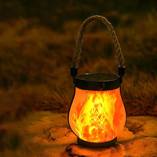 Nextora™ Solar Flame Lantern – Waterproof Outdoor Garden & Patio Light
