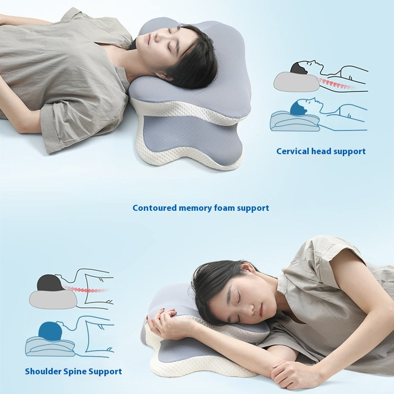 Orthopaedic Butterfly Memory Foam Pillow for Neck & Shoulder Pain Relief